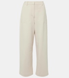 'S Max Mara Cupola cotton-blend jersey wide-leg pants