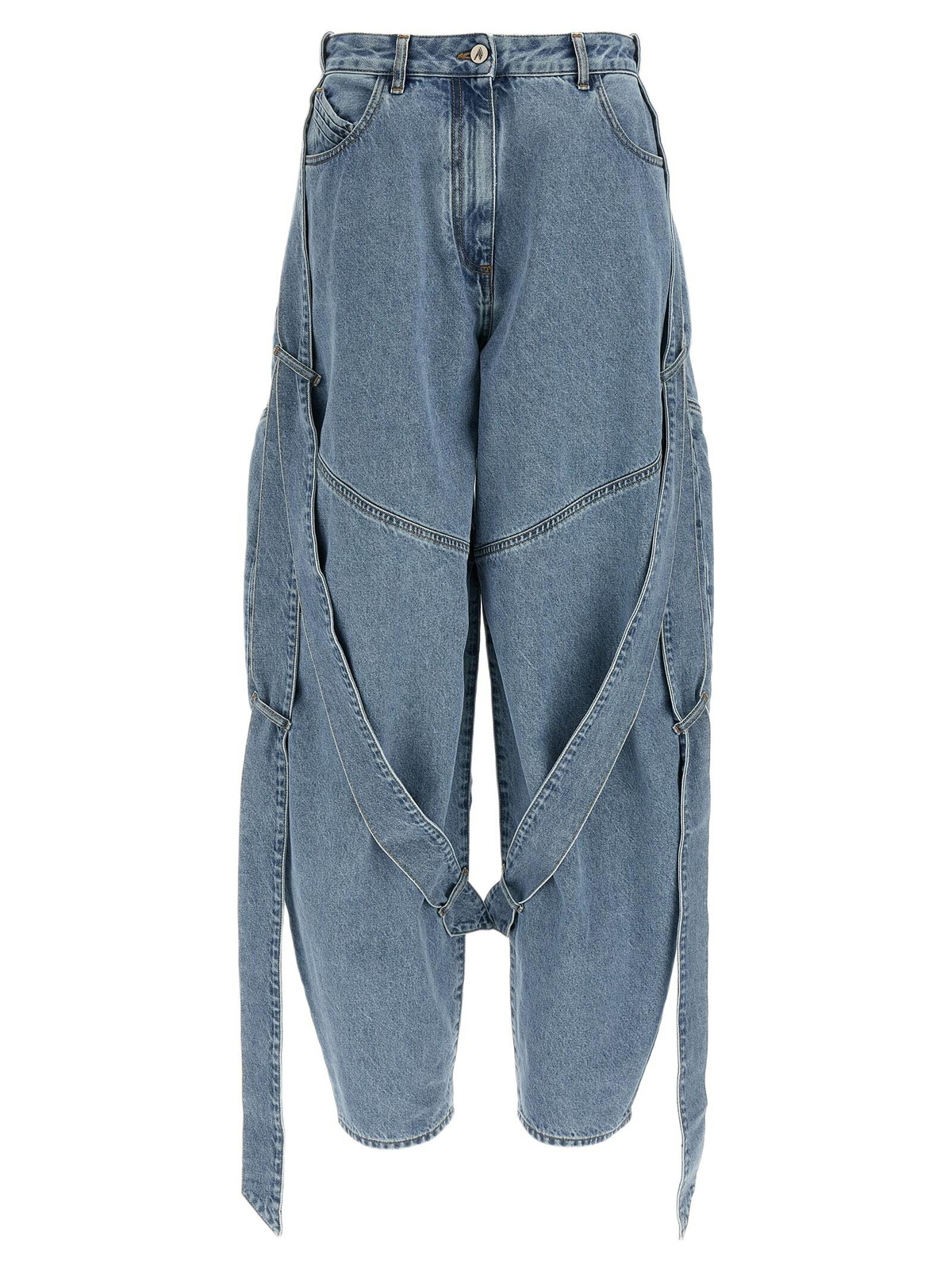 デニム・ジーパン THE ATTICO FW25 Cut-out jeans (251WCP00277 024) THE ATTICO - Denim Cut Out Jeans The Attico
