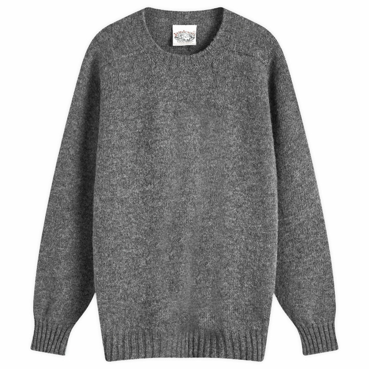 Photo: Jamieson's of Shetland Men's Crew Knit in Slate