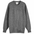 Jamieson's of Shetland Men's Crew Knit in Slate