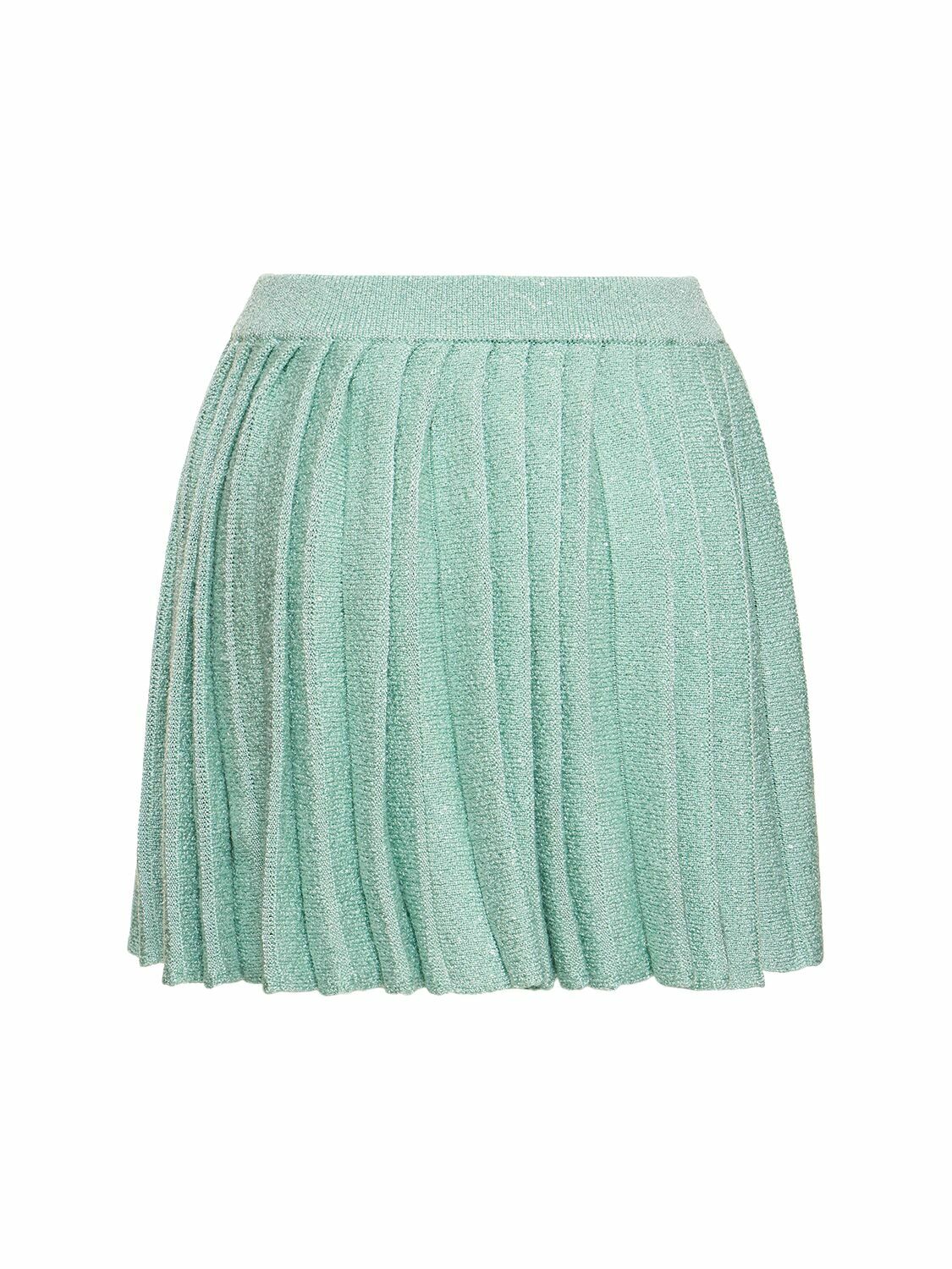 SELF-PORTRAIT - Pleated Knit Skirt Self-Portrait