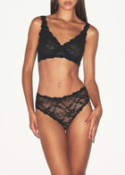 Skims Stretch-lace Briefs Dark Grey