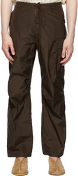 AURALEE Brown High Count Fatigue Cargo Pants