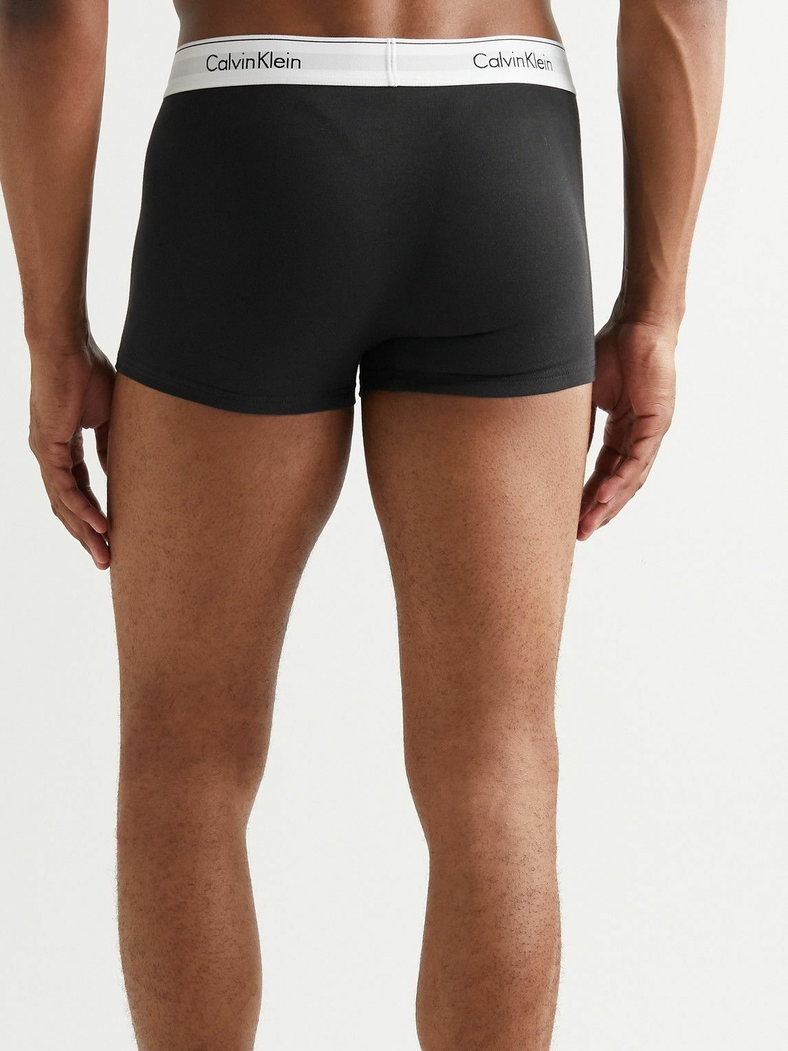 Calvin Klein Underwear - Three-Pack Modern Stretch-Cotton Boxer Briefs -  Multi Calvin Klein Underwear