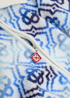 Casablanca Monogram Wool-blend Cardigan Multicoloured 1
