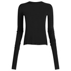 Rick Owens Women's Long Sleeve Hooded Top in Black