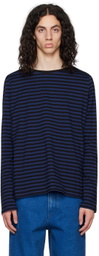 Marina Yee Black & Navy Deconstructed T-Shirt