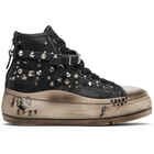 R13 Black Kurt High Top Sneakers