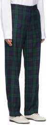 Manors Golf Green Polyester Trousers