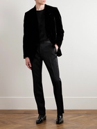 TOM FORD - Shelton Velvet Tuxedo Jacket - Black