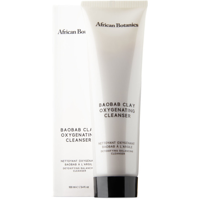 African Botanics Baobab Clay Oxygenating Cleanser, 100 mL