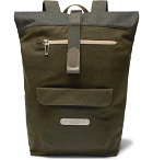 Brooks England - Rivington Felt and Canvas Backpack - Green