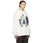 R13 White Biggie Couch Hoodie