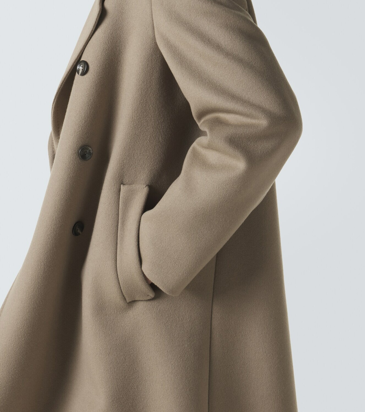 Agnona Double-breasted cashmere coat