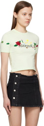 Andersson Bell Green Dasha Flower Garden T-Shirt