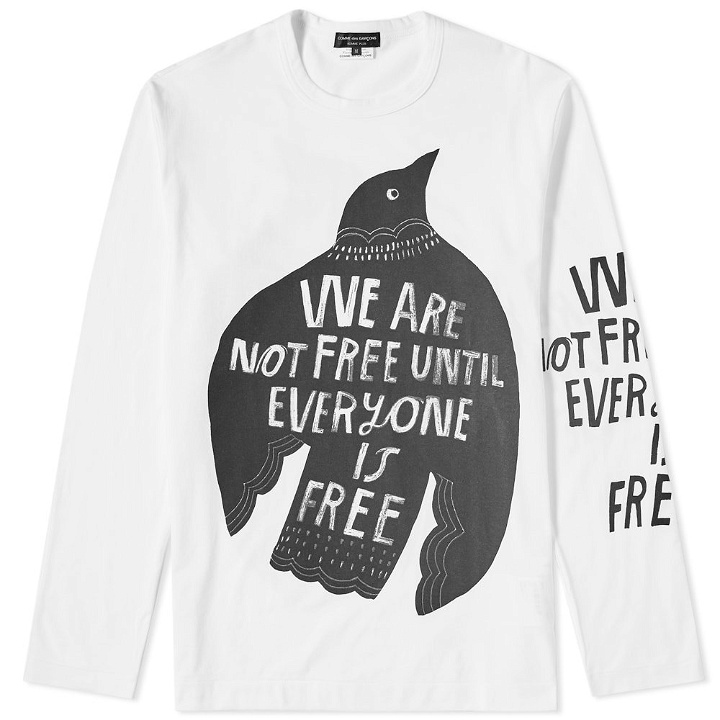 Photo: Comme des Garcons Homme Plus Long Sleeve Everyone Is Free Tee