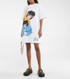 JW Anderson - x Run Hany oversized printed cotton T-shirt