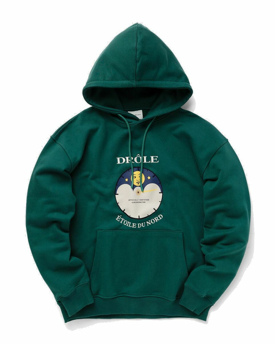 Photo: Drôle De Monsieur Le Hoodie Toile Du Nord Green - Mens - Hoodies