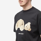 Palm Angels Men's Kill The Bear T-Shirt in Black/Brown