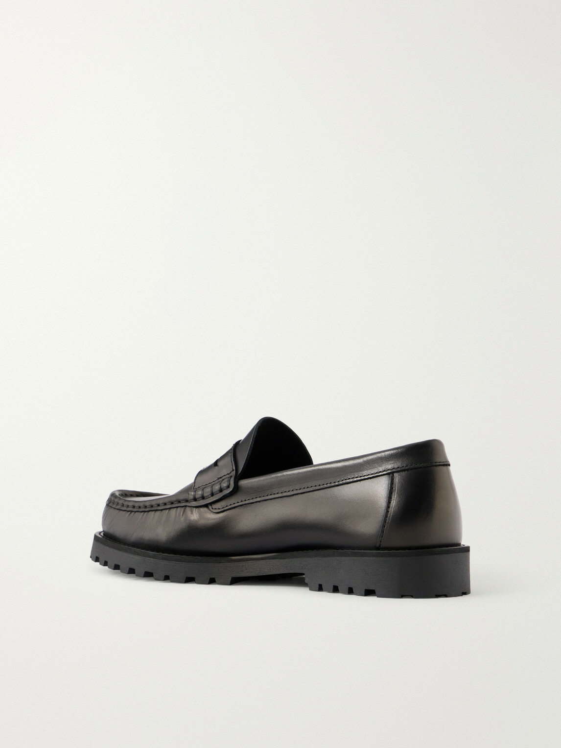 VINNY's - Lee Lake Leather Loafers - Black