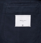 Boglioli - Navy K-Jacket Slim-Fit Unstructured Cotton-Moleskin Suit Jacket - Blue