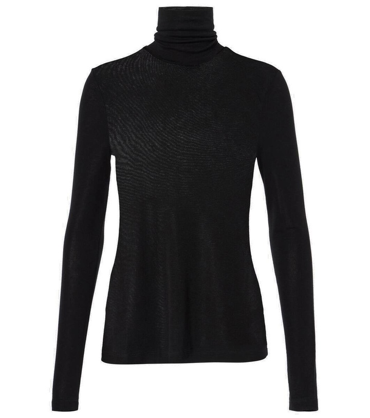 Photo: Agolde Pascale jersey turtleneck top