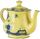 Ginori 1735 Yellow Oriente Italiano Teapot
