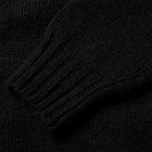 Jamieson's of Shetland Men's Roll Neck Knit in Black