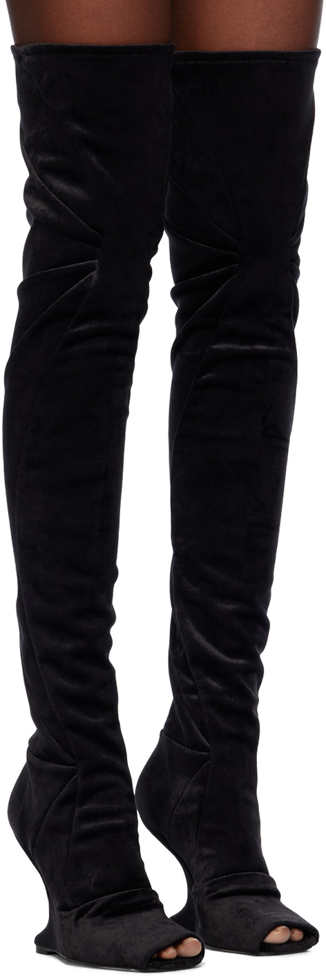 Rick Owens Lilies Black Cantilever 11 Boots