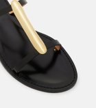 Amanu Sahara embellished leather sandals