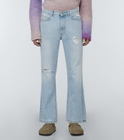 ERL - Deconstructed flared jeans