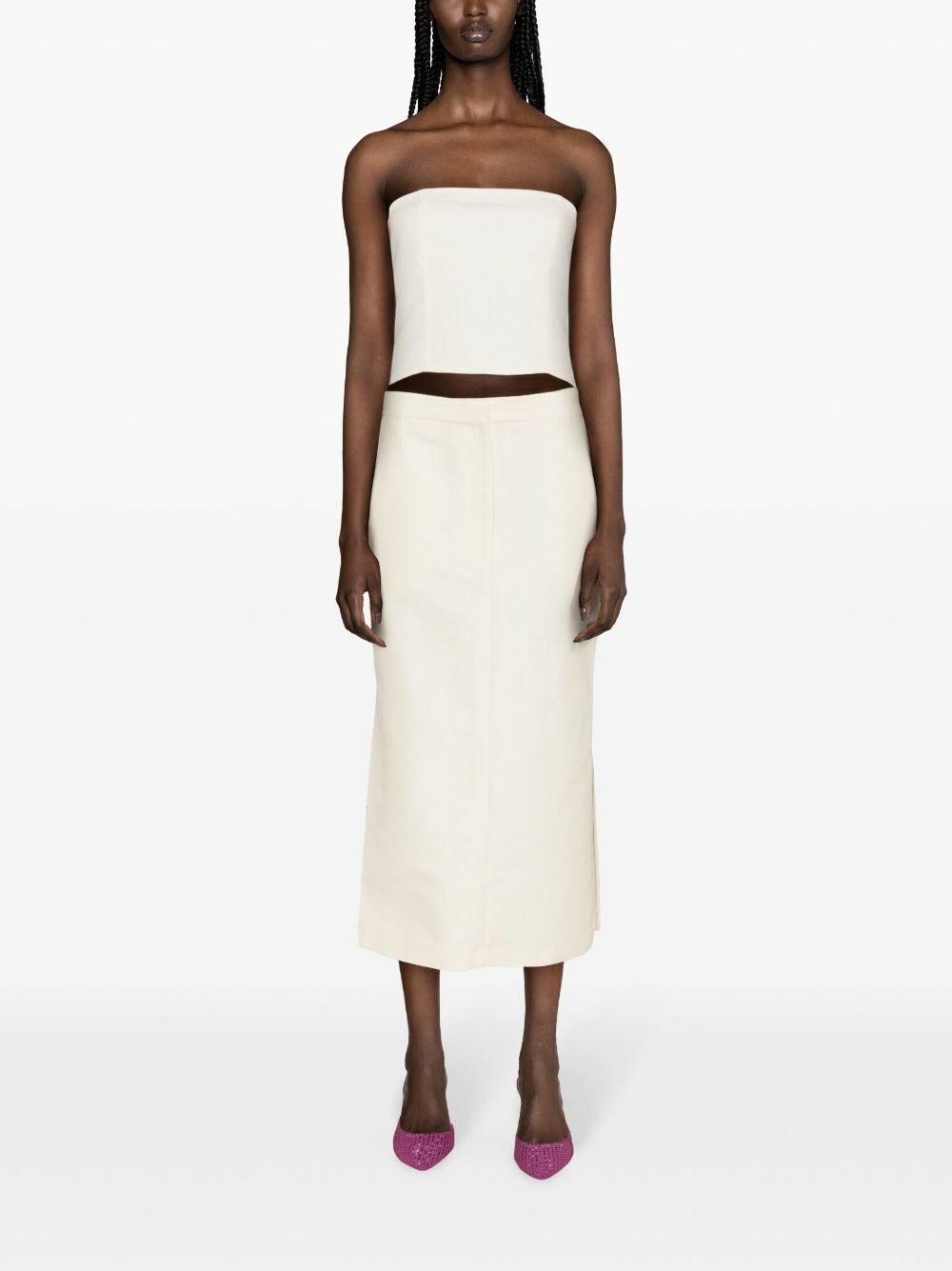GAUGE81 Neutral Tona Crop Top
