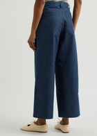Sister Jane Heart to Heart Cropped Wide-leg Jeans Denim