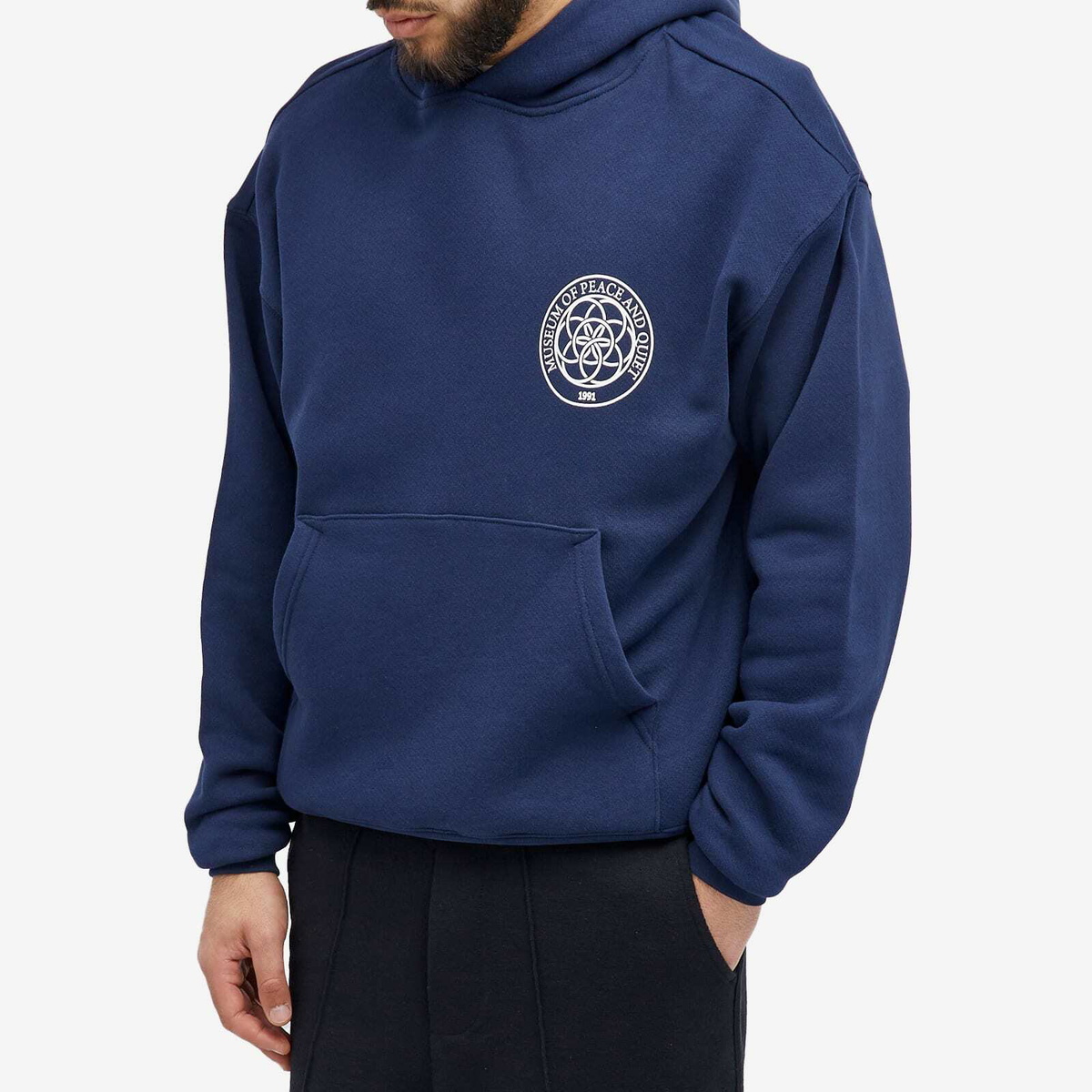 Museum of Peace and Quiet Men's Wellness Centre Hoodie in Navy
