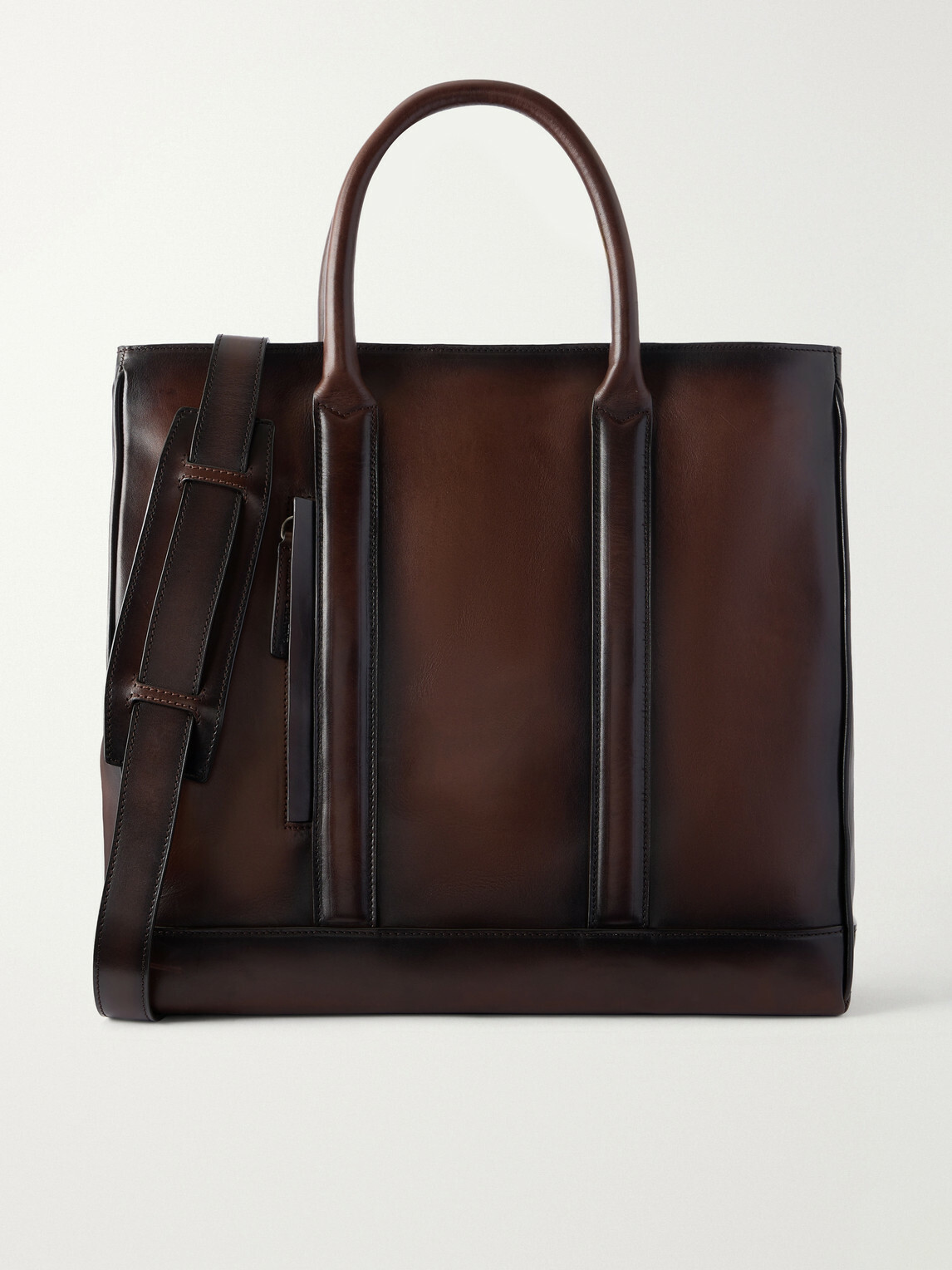 Officine Creative - Quentin/026 Leather Tote Bag - Brown