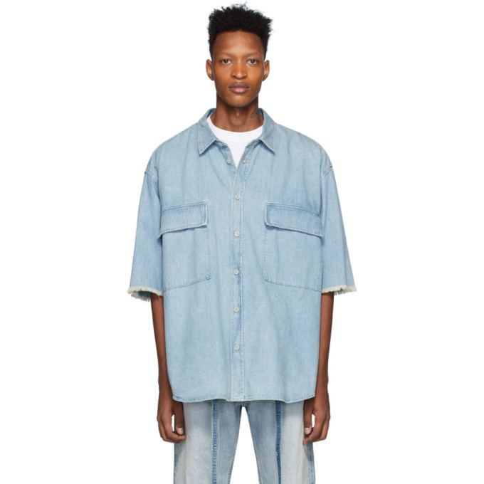 Photo: Fear of God Blue Denim Shirt