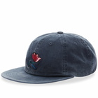 By Parra Men's Secret Flower 6 Panel Cap in Navy Blue