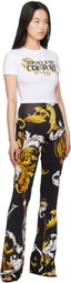 Versace Jeans Couture Black Flared Leggings
