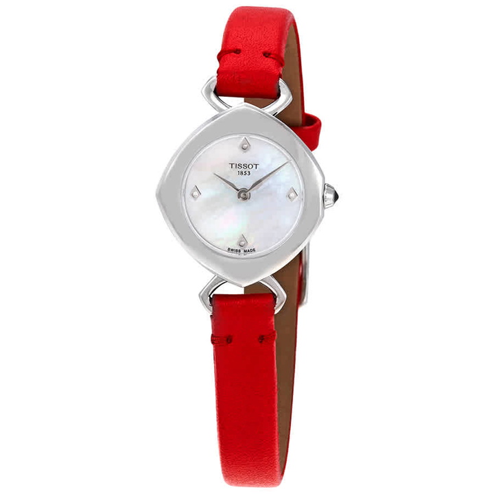 Photo: Tissot Femini-T Mother of Pearl Dial Diamond Ladies Watch T113.109.16.116.00