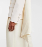 Nina Ricci Scarf-detail virgin wool gabardine blazer