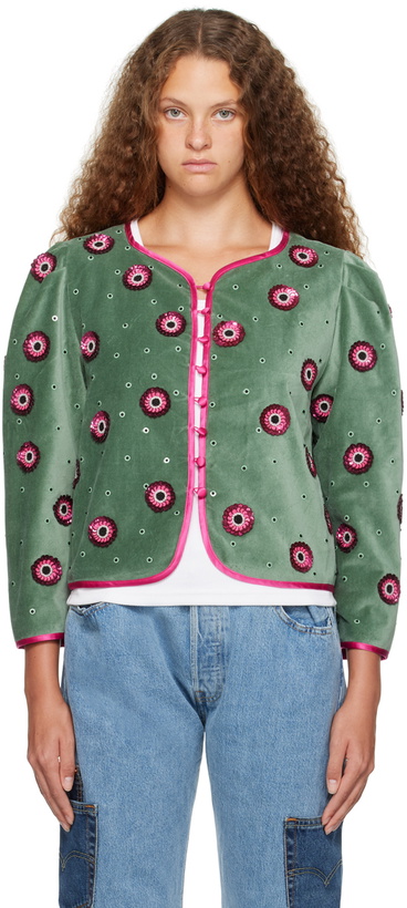 Photo: Caro Editions Green Blanca Jacket