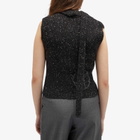 Saks Potts Women's Rosemarie Vest in Dark Grey Melange