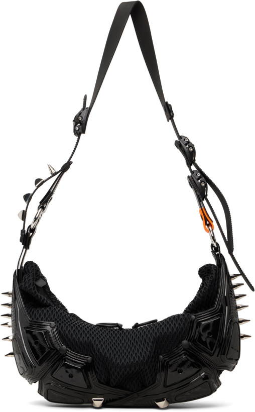 Photo: Innerraum Black Object M02 Small Half Moon Bag