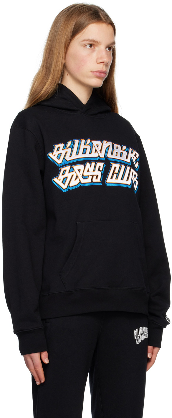 Billionaire Boys Club Black Cursive Logo Hoodie