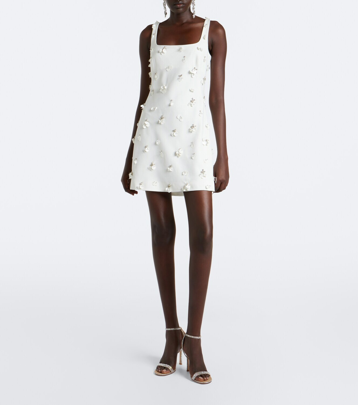 Simkhai Ziva embellished crêpe minidress
