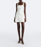 Simkhai Ziva embellished crêpe minidress