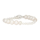 WWW.WILLSHOTT White Split Pearl Bracelet