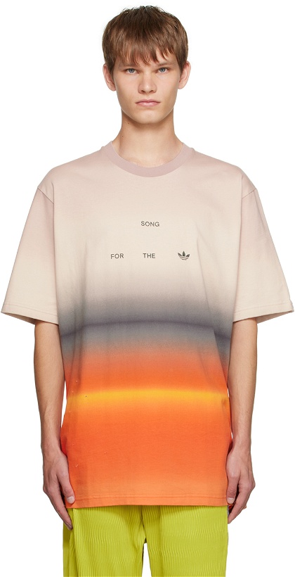 Photo: Song for the Mute Gray & Orange adidas Originals Edition T-Shirt