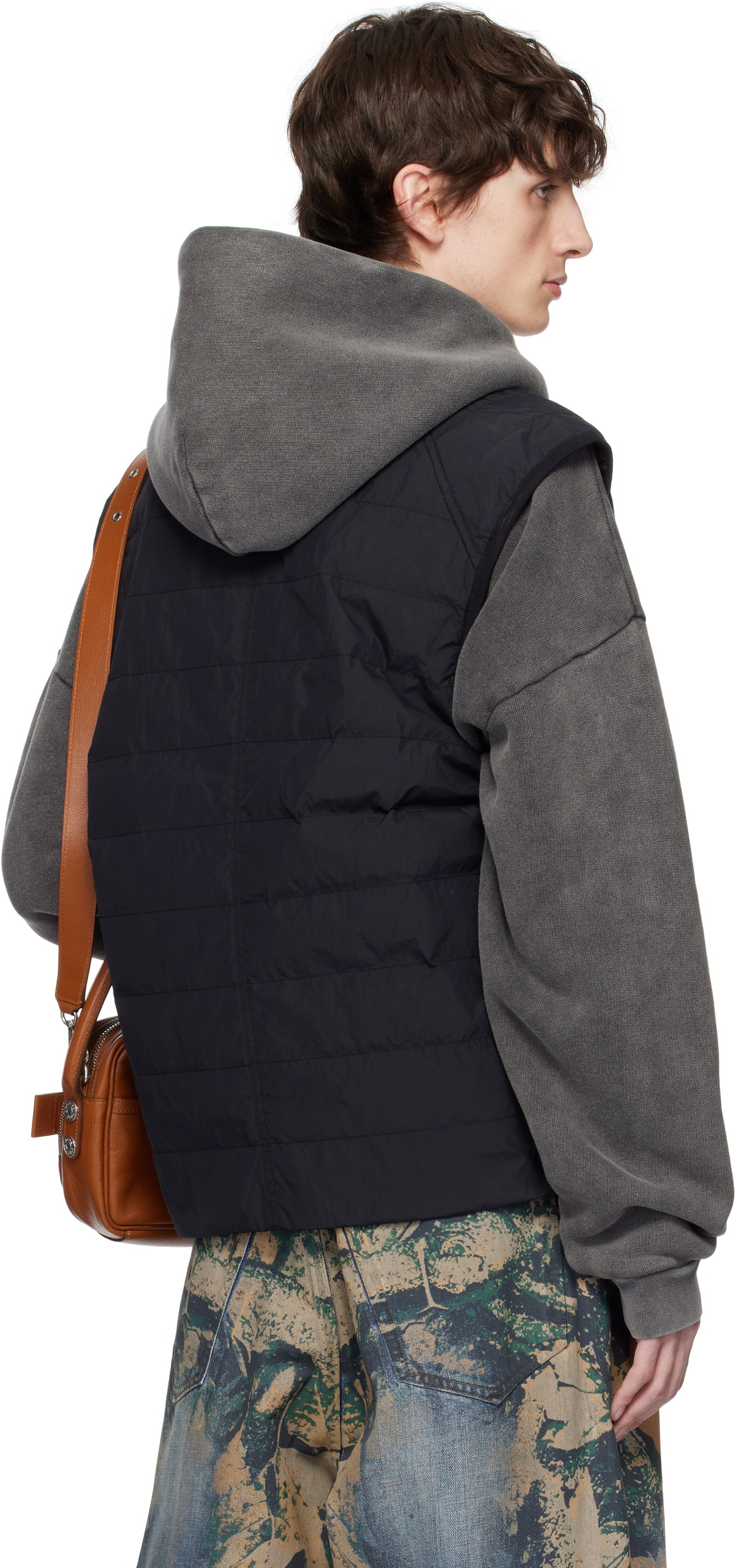 Acne Studios Black Quilted Down Vest Acne Studios