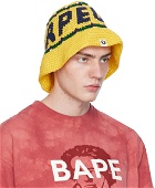 AAPE by A Bathing Ape Yellow Acrylic Bucket Hat